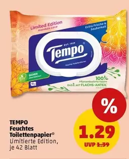 Feuchtes Toilettenpapier