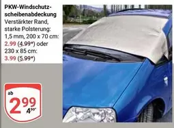 PKW-Windschutzscheibenabdeckung