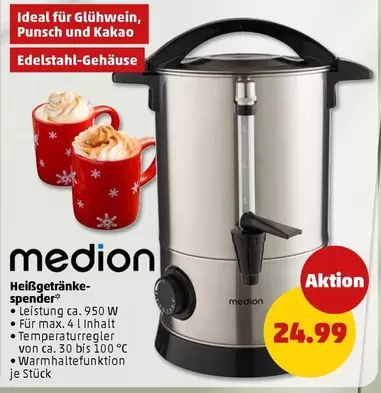 Medion - Heißgetränke-Spender