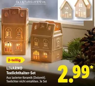 Keramik - Teelichthalter-Set