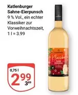 Sahne-Eierpunsch 9 % Vol.