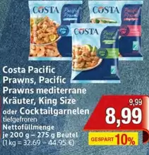 Pacific Prawns, Pacific Prawns mediterrane Kräuter, King Size oder Cocktailgarnelen tiefgefroren