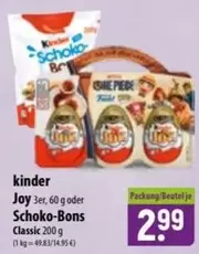 Kinder - Joy 3er, 60 g oder Schoko-Bons Classic 200 g