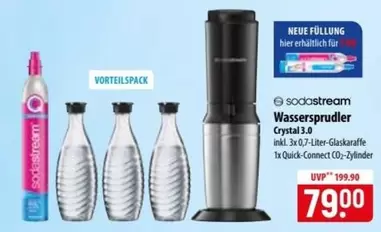 Sodastream - Wassersprudler Crystal 3.0
