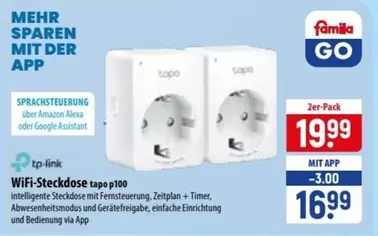 TP-LINK - WIFI-Steckdose tapo p100