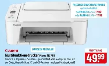 Canon - Multifunktionsdrucker Pixma TS3751i