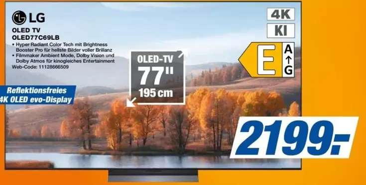 LG - OLED TV OLED77C99LB