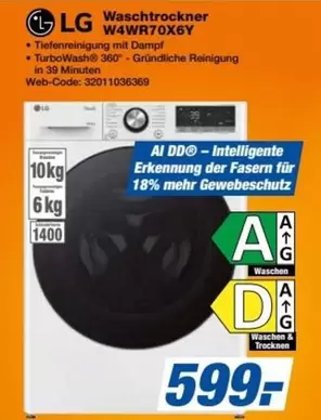 LG - Waschtrockner W4WR70X6Y