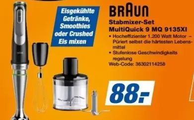 Braun - Stabmixer-Set MultiQuick 9 MQ 9135XI
