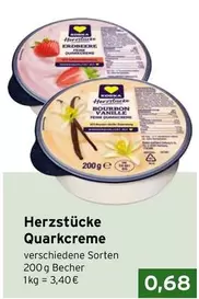 Herzstücke Quarkcreme