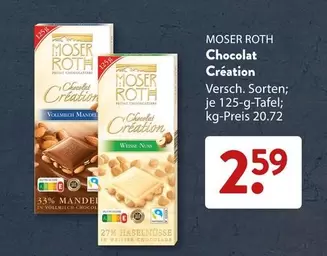 Moser Roth - Chocolat Création