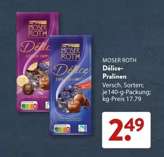 Moser Roth - Délice Pralinen