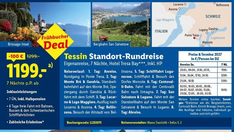 Hp - Tessin Standort-Rundreise