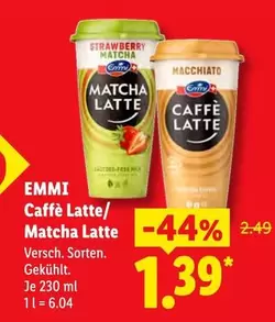 Caffè Latte/Matcha Latte