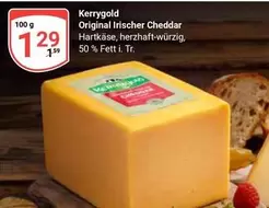 Original Irischer Cheddar Hartkäse, herzhaft-würzig