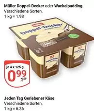 Doppel-Decker oder Wackel Pudding