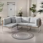 Loungeset TEAKLINE 4-teilig Kombi A