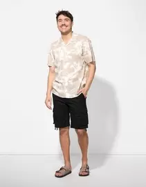 Cargoshorts - Gürtel - schwarz