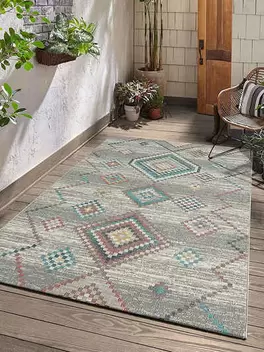 Teppich Palma, rechteckig, Höhe: 4 mm, Outdoor moderner robuster In und Outdoor Teppich