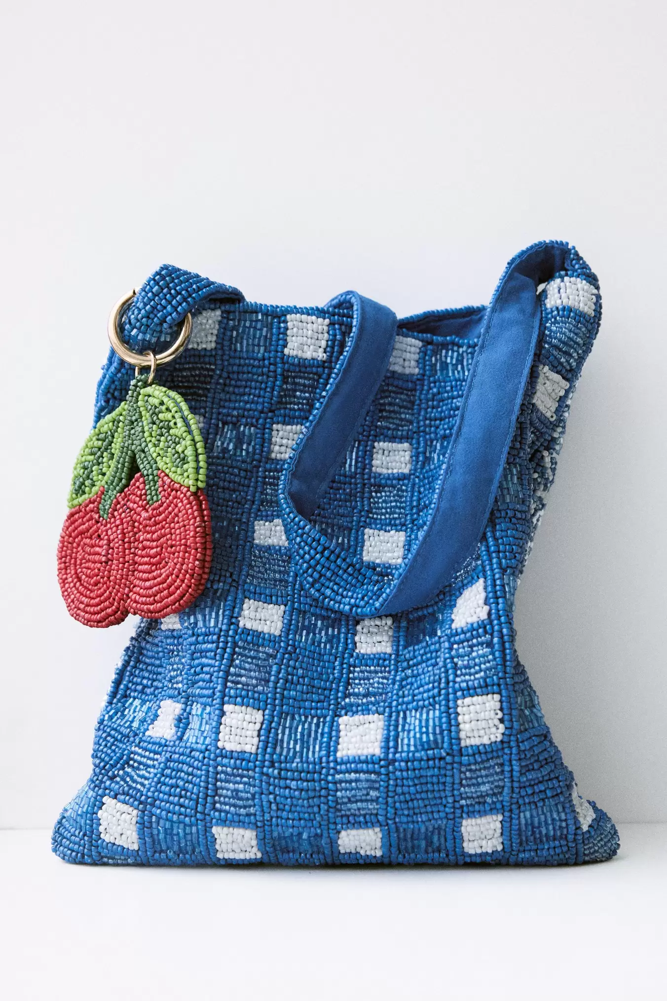 MINI-BEUTELTASCHE FANTASIE MIT SCHMUCKPERLEN