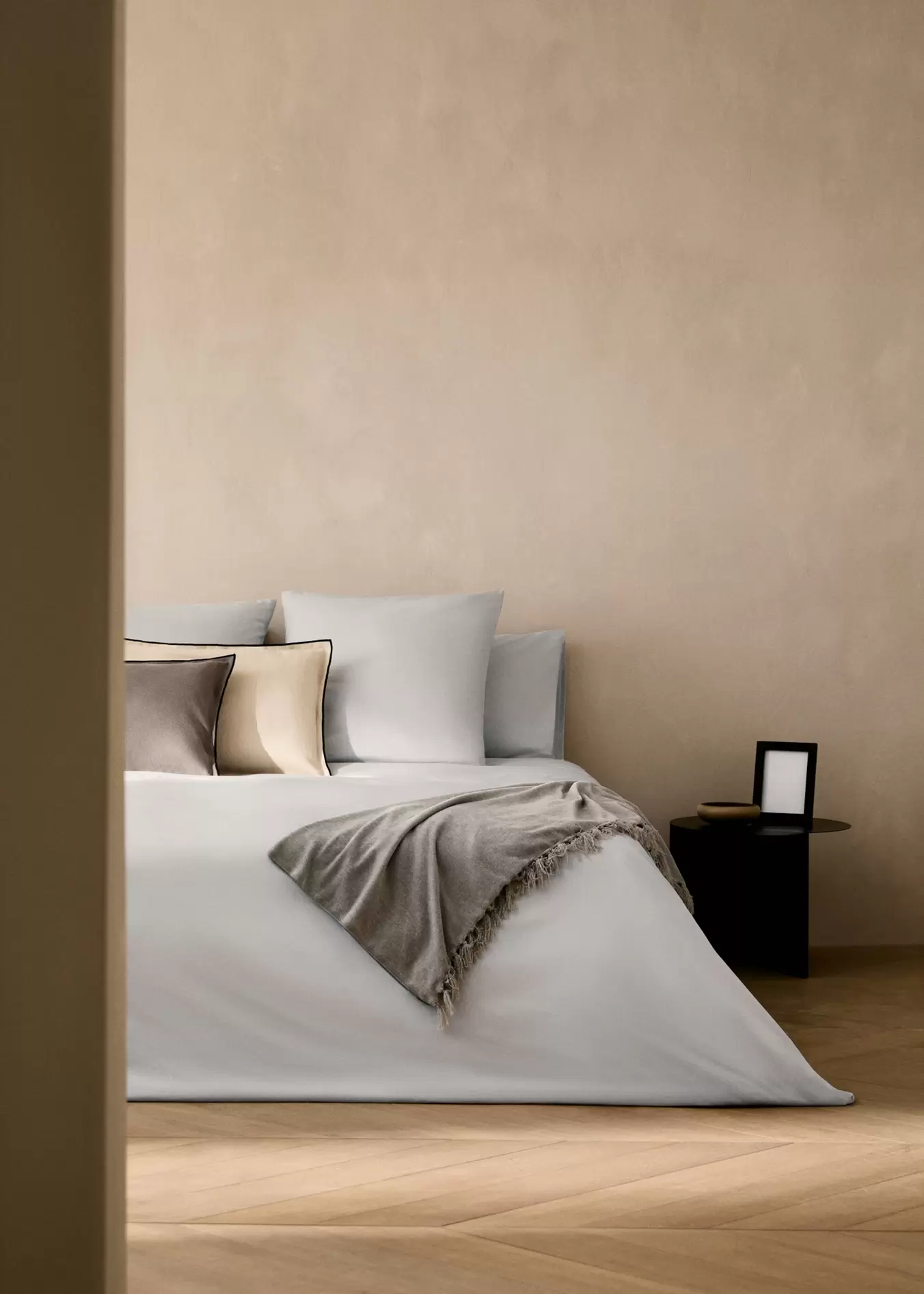 Bettbezug aus Baumwoll-Perkal für 150/160 cm Bett