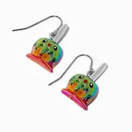 Anodized Candy Apple Drop Earrings