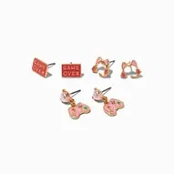 Gamer Icons Stud Earrings - 3 Pack
