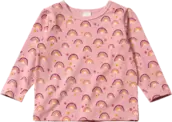 Langarmshirt Pro Climate mit Regenbogen-Muster, rosa, Gr. 104