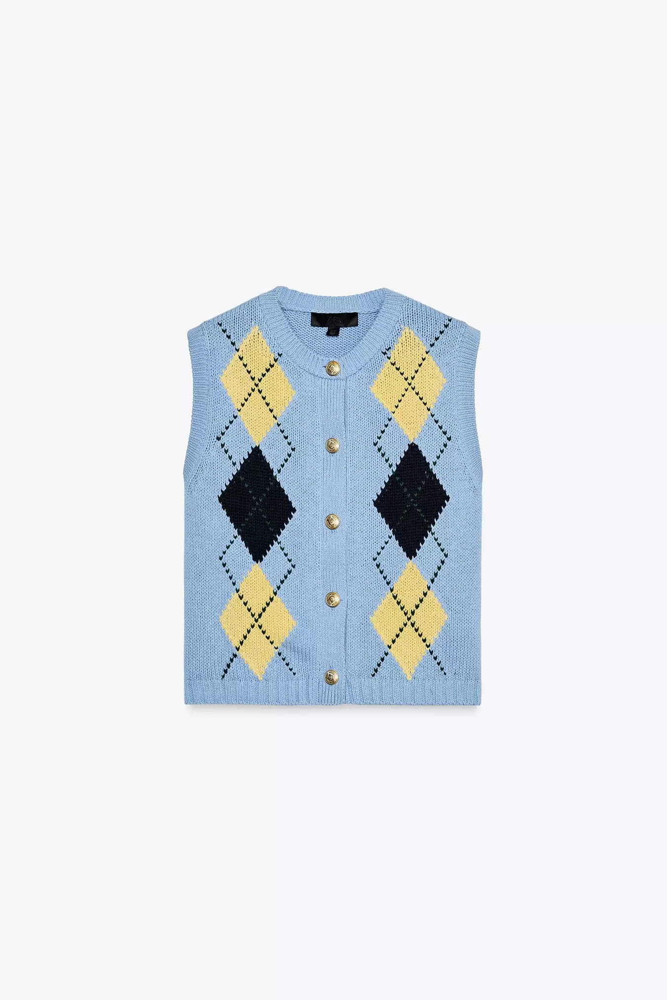 STRICKTOP MIT RAUTENMUSTER