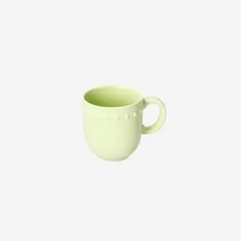 Grüner Becher mit Blasenrand - 390 ml