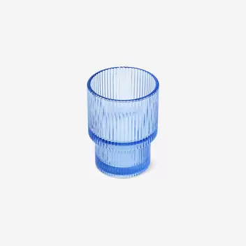 Blaues Trinkglas - 200 ml