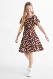 Dress - patterned