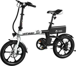 E-Bike Klapprad 16 zoll Elektrofahrrad E-Faltrad BK35S, Kettenschaltung, 250W Heckmotor, 324 Wh, (1 tlg), APP, Max. 25km/h E-Citybike, Pedelec mit Schloss, Pumpe