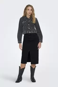 Jeansrock Midi
