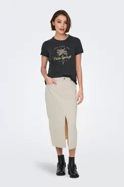 Jeansrock Midi