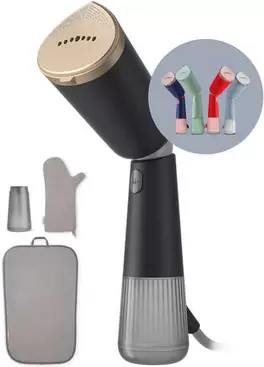 Dampfbürste STH5030 "Styler", 120 ml und 200 ml Wassertank, Metallplatte, 1400 W, Steamer im schlanken Design; 2-in-1 Handschuh, Tasche, Stylemat inkl.