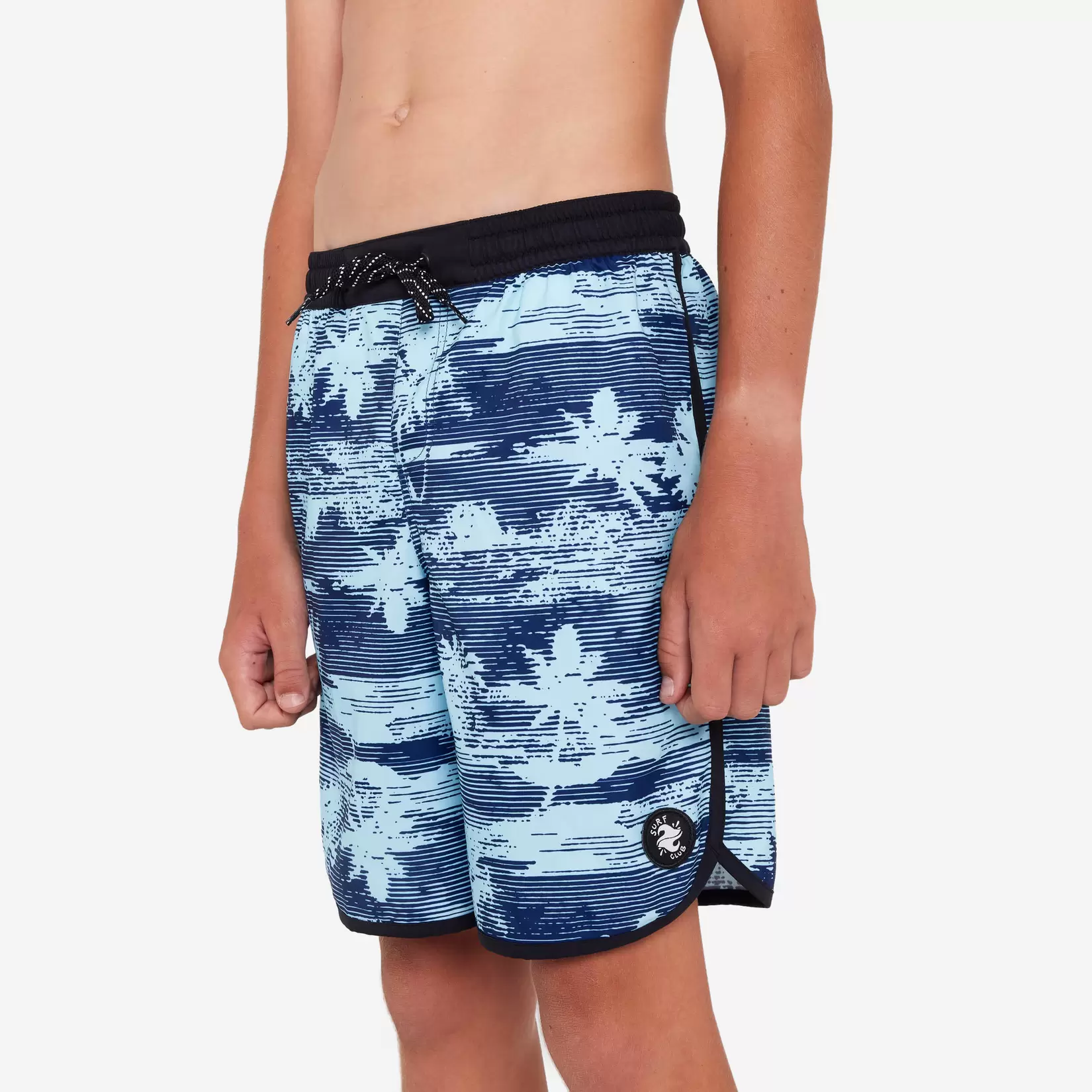 OLAIAN Boardshorts Surfen Jungen 500 View blau