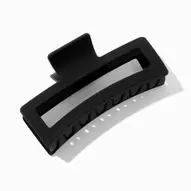 Black Extra Large Rectangular Hair Claw