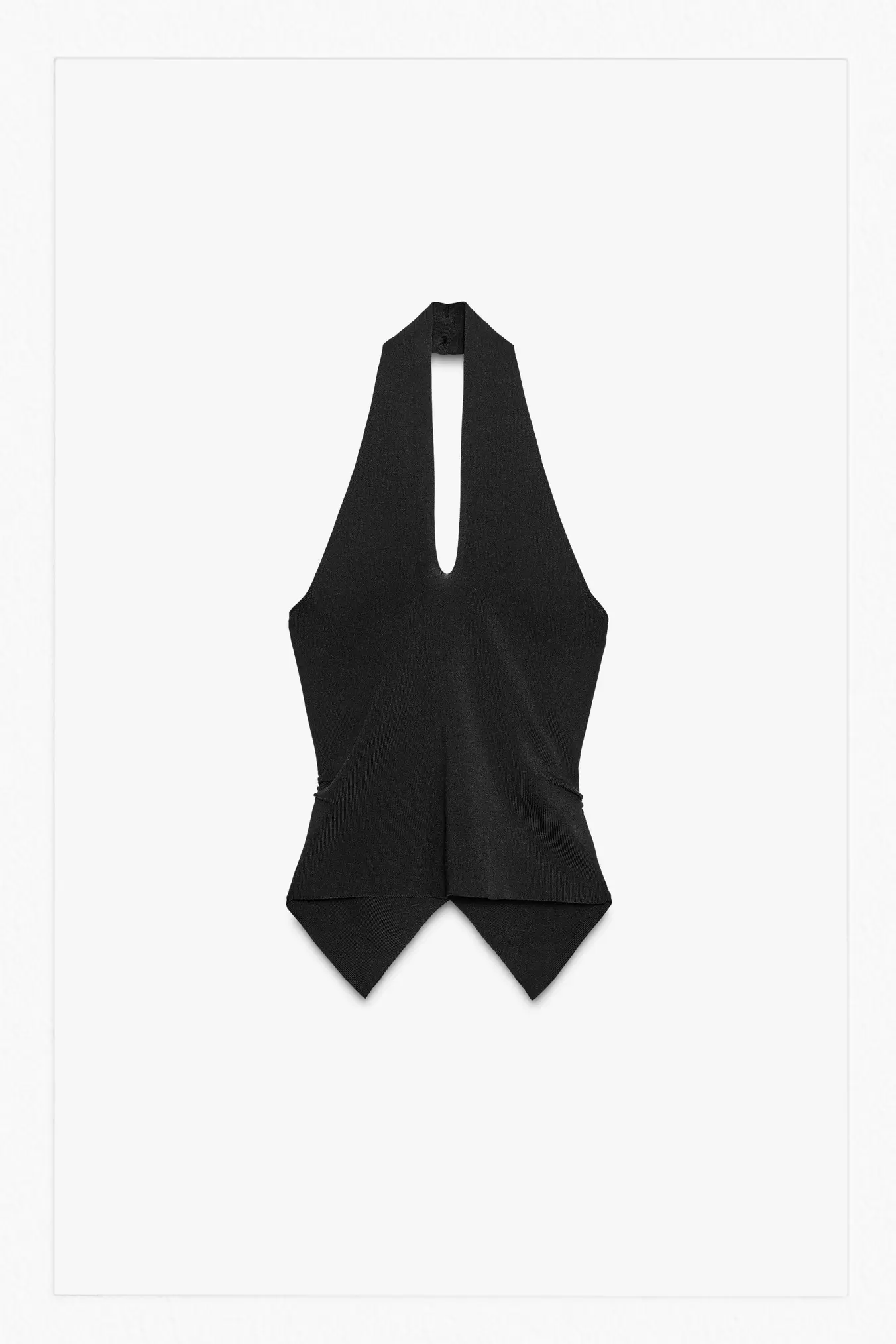 HALTER-OBERTEIL MIT RAFFUNGEN
