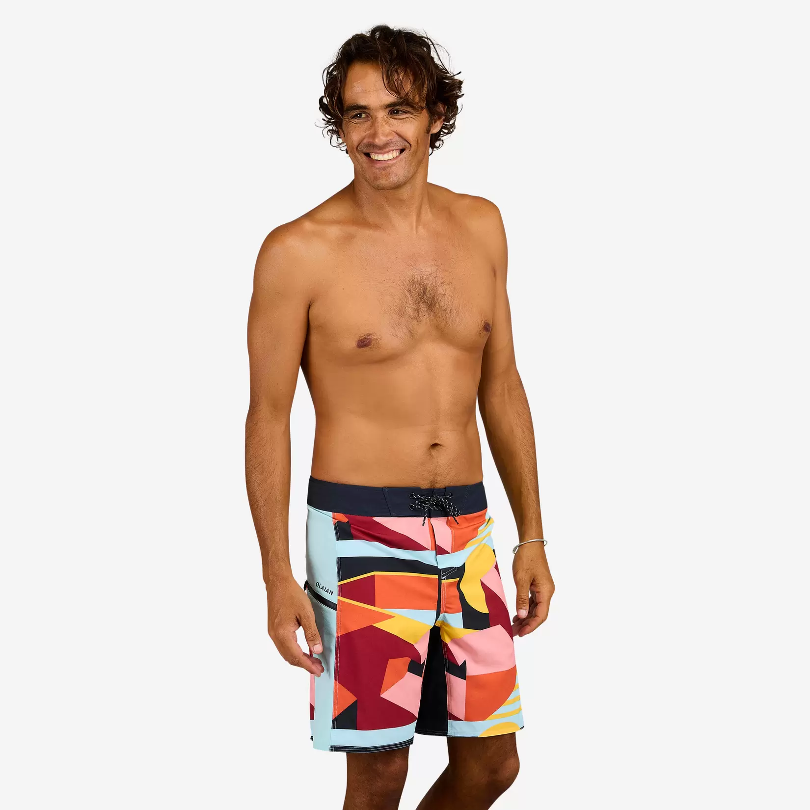 OLAIAN Boardshorts Surfen 500 19" Archi rot