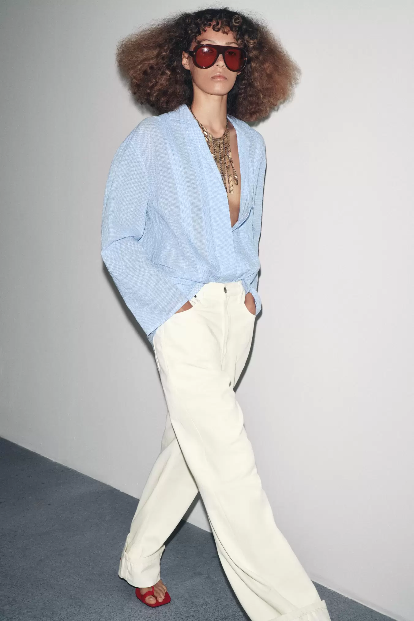 OVERSIZE-HEMD MIT STRUKTUR ZW COLLECTION