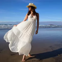 Viskose Maxikleid