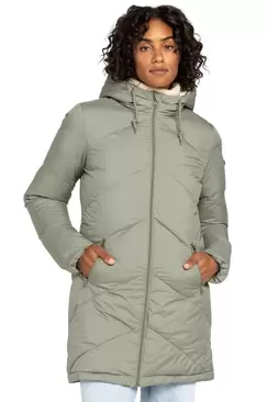 Better Weather Damen Pufferjacke mit Kapuze