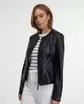 Schwarze Damen Kunstlederjacke ORSAY