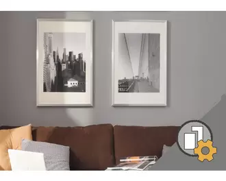 Passepartout nach Maß im Wunschfarbton