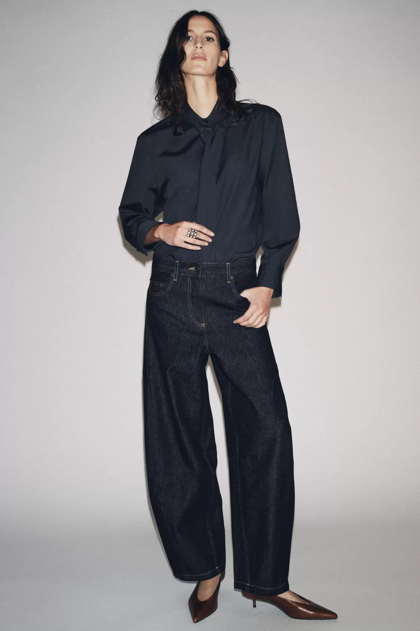 JEANS ZW COLLECTION ANKLE BALLOON MITTELHOHER BUND