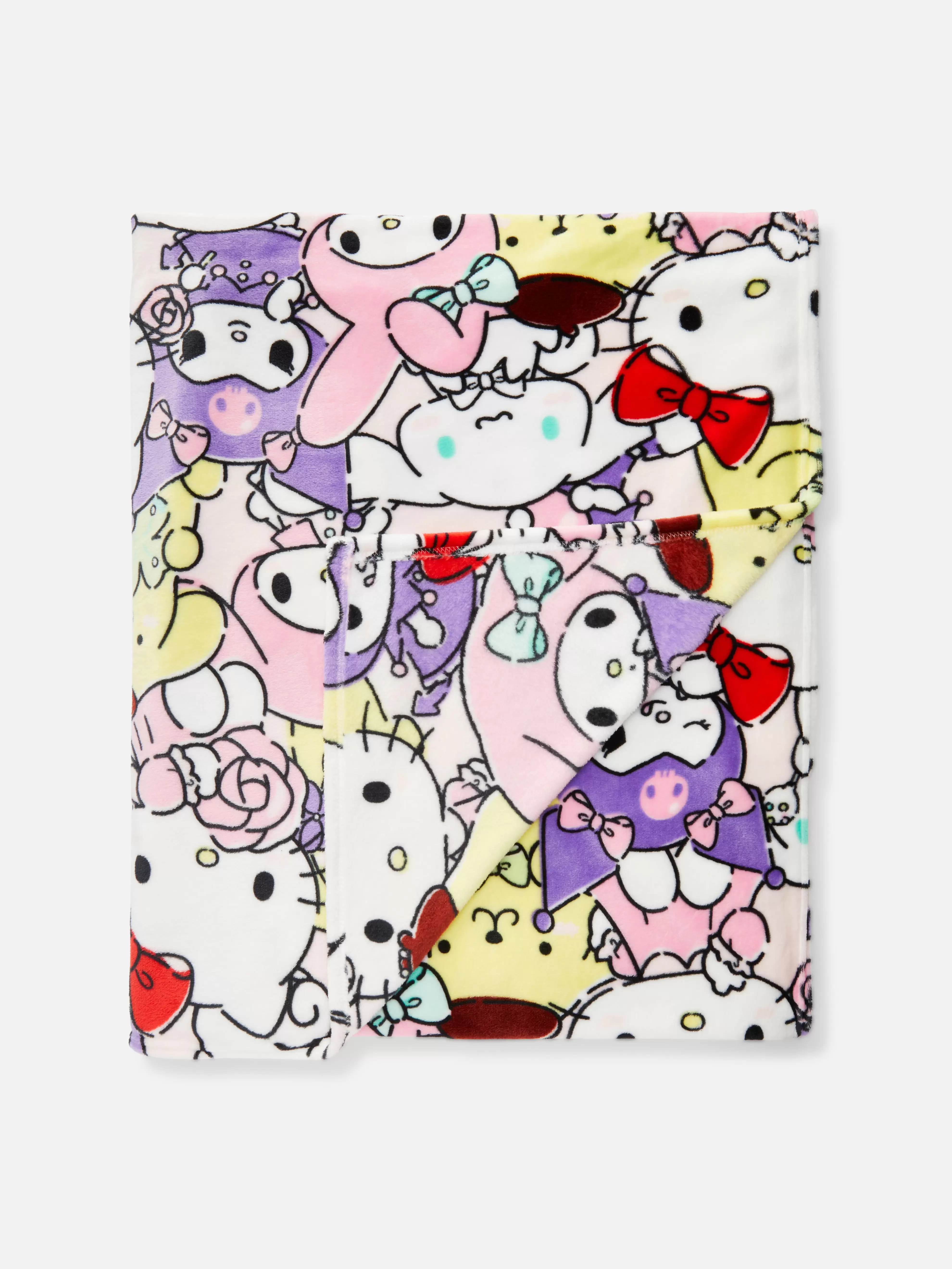 Hello Kitty Large Character Fleece Throw