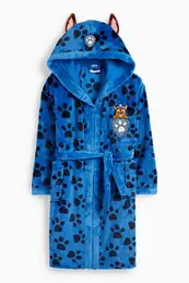 PAW Patrol - Chase - Bademantel mit Kapuze - gemustert