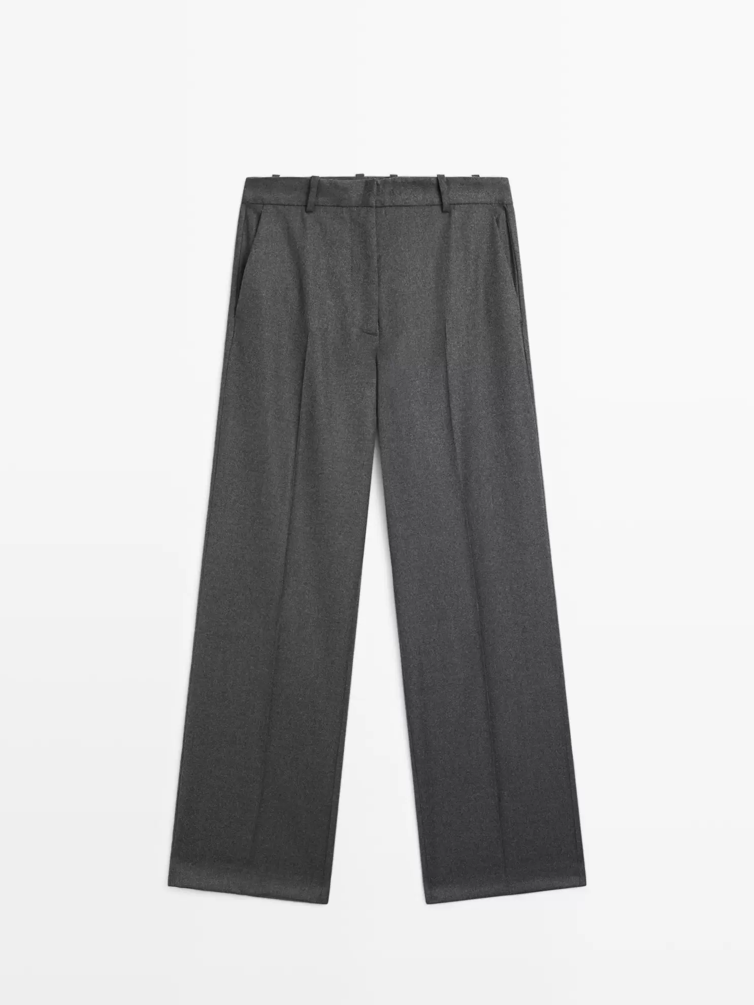 Anzughose aus 100 % Wollflanell