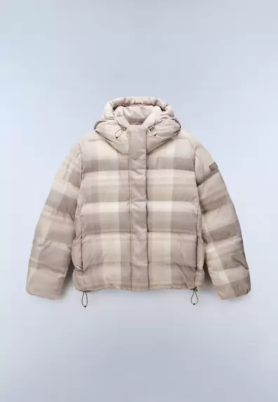 Glane Check Puffer Jacket